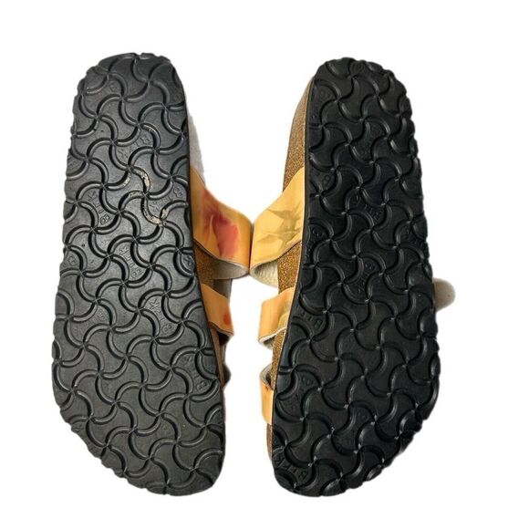 Birkenstock Papillio Sandals Pink Floral 37/240 Women's Size 6 Boho Beach - Picture 2 of 5